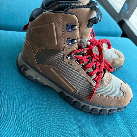 Bass Men\'s Brown and Red Hiking Boots main image 5